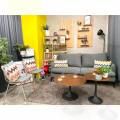 MaMade | Product Seen: [Kimberly 3 Seater Sofa - Fabric, Wire 11 Arm Chair & Poignant Coffee Table - Dia480/700]